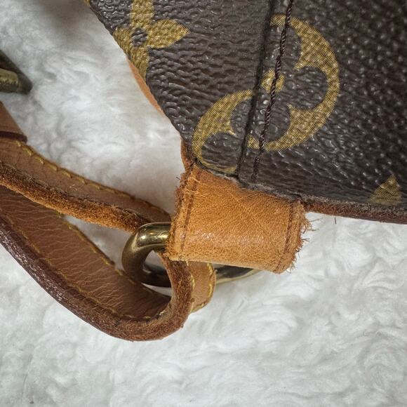 Louis Vuitton Monogram Montsouris GM Leather Drawstring Backpack Academic - Picture 11 of 16